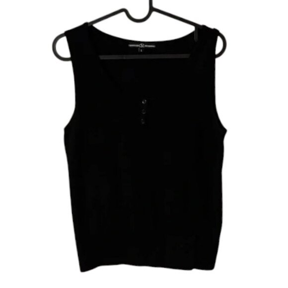 CYC black sleeveless ribbed tank top size L - Picture 1 of 4